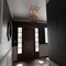 Ekena Millwork Hoover Wood Fretwork Pierced Ceiling Medallion, Cherry, 34"W x 17"H x 12 5/8"ID x 1/4"T CMWP34X17X0250HOCH - alternate 4